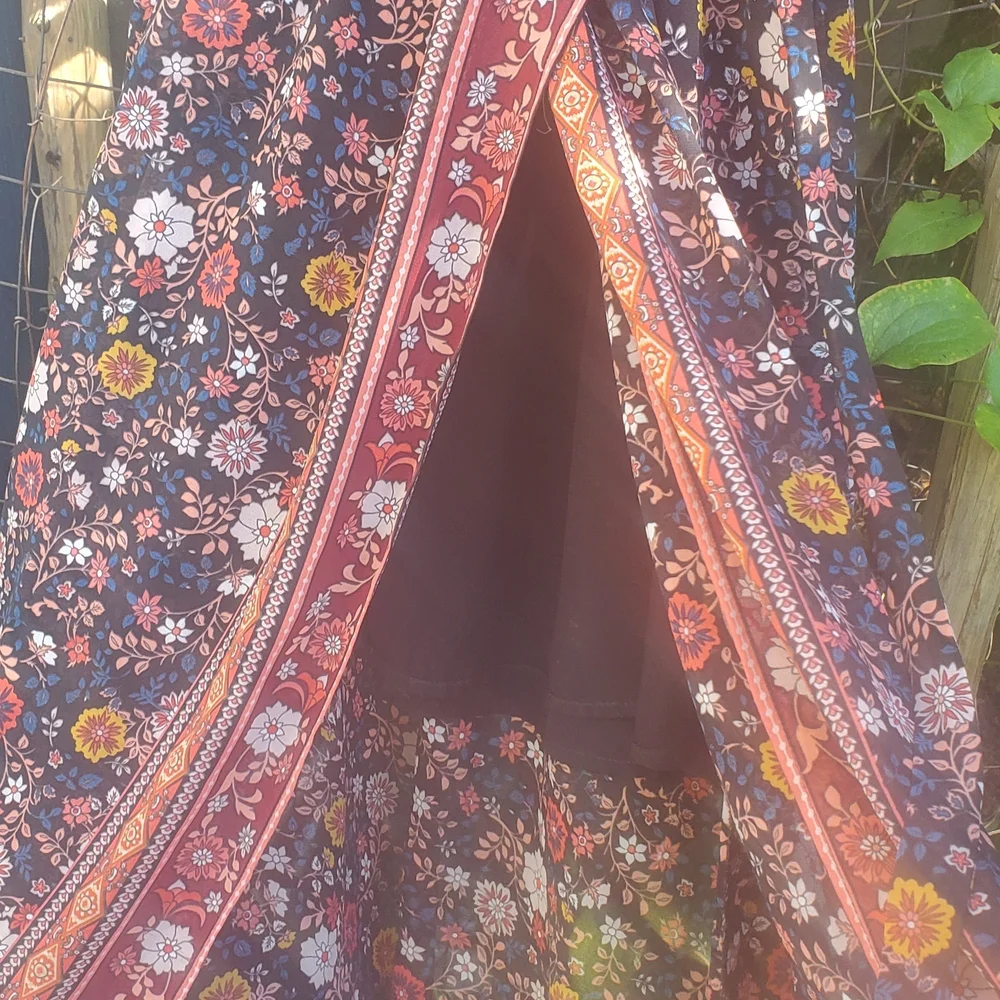 Xhilaration Multicolor Floral Maxi Dress - Picture 3 of 3